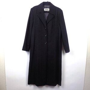 Kristen Blake Studio Collection Long Coat Size14 Virgin Wool Cashmere Blend